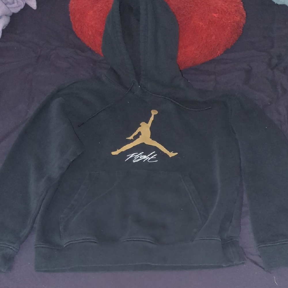 Jordan Black and Gold Hoodie
